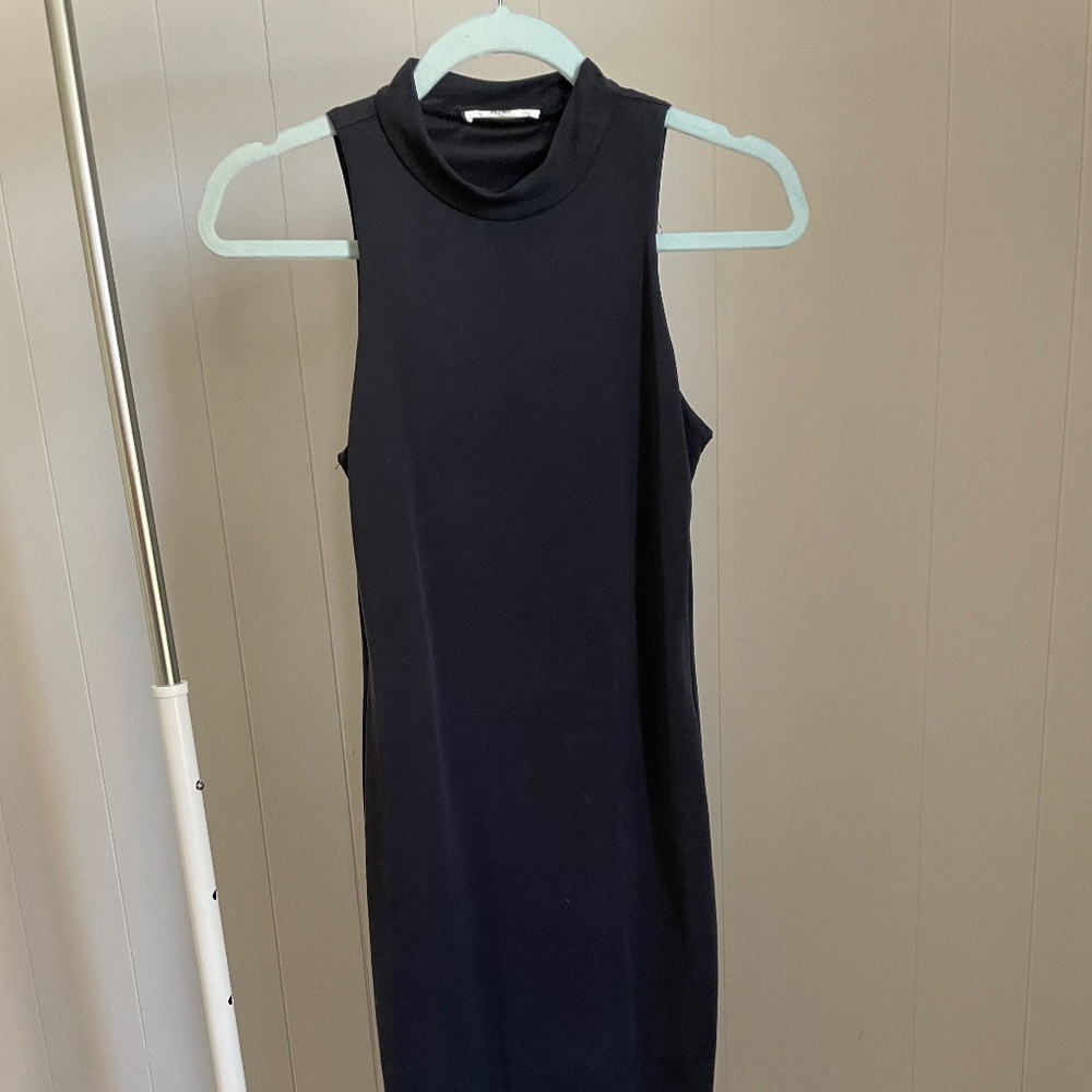 Black Mid-Length Dress